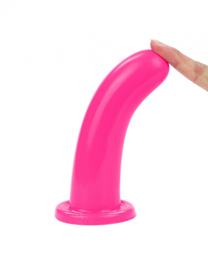 Silikondildo m. Saugbasis Holy Dong 6-Inch large pink