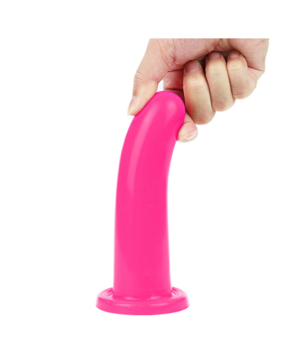 Silikondildo m. Saugbasis Holy Dong 6-Inch large pink