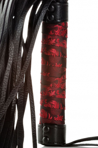 SM-Peitsche mehrschwänzig Scandal Flogger Whip Kunstleder