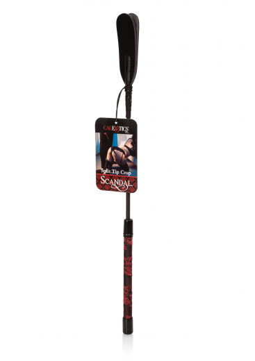 SM-Reitgerte Scandal Split Tip Crop Kunstleder