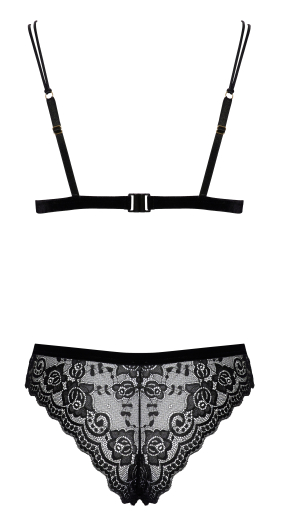 Soft-BH & Slip m. Schrittkette Spitze & Samt