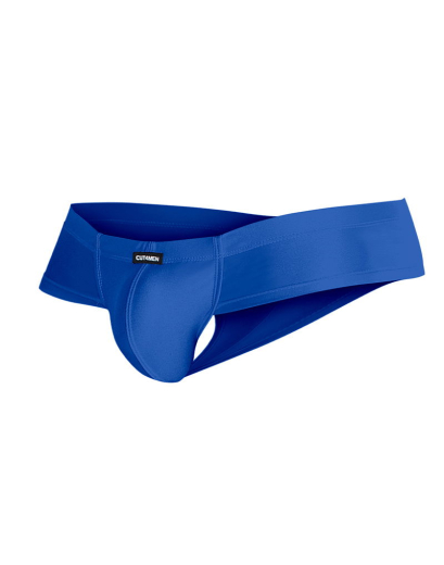 SP4NDEX by C4M Hybryd Cheeky Brief Royal blue half Thong half Briefs short Cut highly elastic by CUT4MEN buy cheap