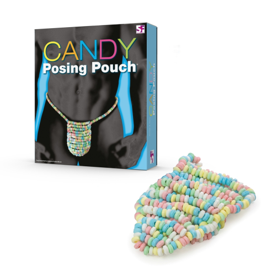 Spencer & Fleetwood Candy Posing Pouch edible Thong for Men made of fruity Candy-Pearls Vegan & Vegetarian suitable buy