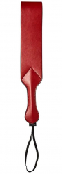 SM-Paddle Sportsheets Loop Paddle PU-Leather red