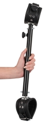 Spreizstange verstellbar m. Lederfesseln 60cm für Fussgelenke einstellbar an Metallstange mit Kippgelenken kaufen