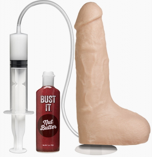 Dildo squirting realistico Bust-It color pelle