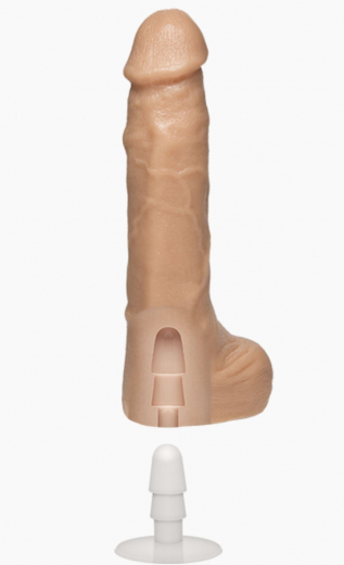 Spritzender Dildo realistisch Bust-It hautfarben mit Hybrid-Gleitmittel & Vac-U-Lock Saugnapf-Basis günstig kaufen