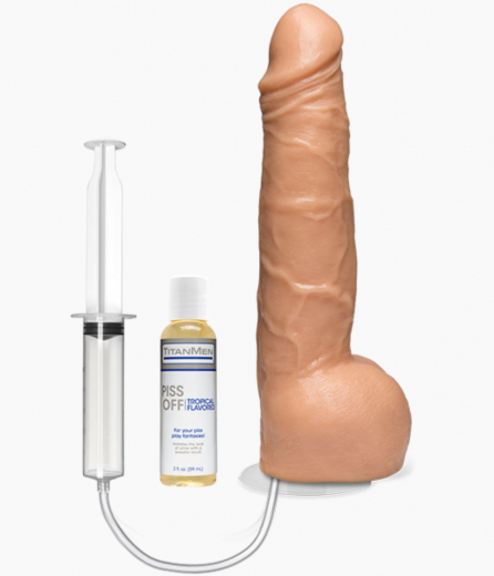 Spritzender Dildo realistisch Piss-Off hautfarben
