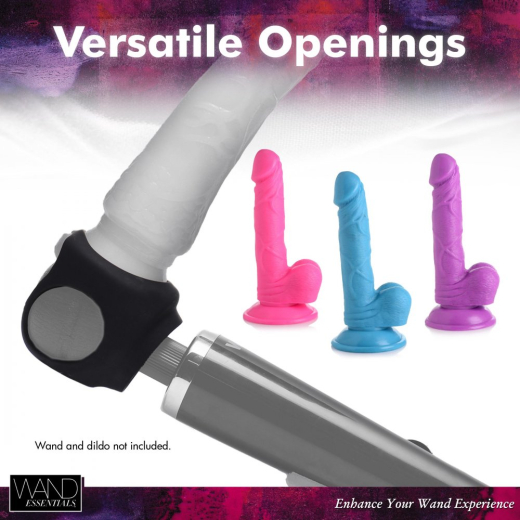Wand Vibrator Attachment Dildoholder Strap Cap Silicone