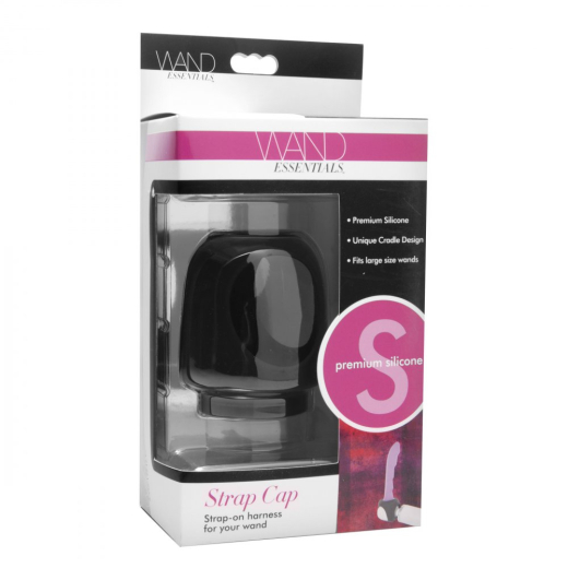 Wand Vibrator Attachment Dildoholder Strap Cap Silicone