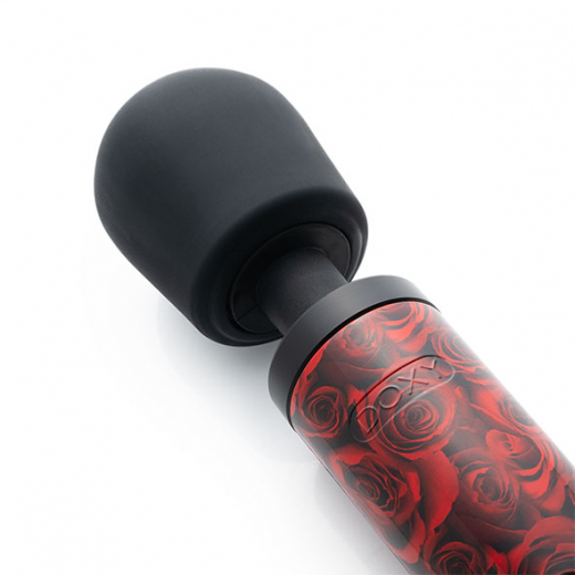 Stabvibrator Doxy Wand Massager Rosenmuster extrem kraftvoll für Tiefenmassage bis 9000 U/min von DOXY kaufen