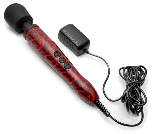 Stabvibrator Doxy Wand Massager Rosenmuster extrem kraftvoll bis 9000 U/min von DOXY England günstig kaufen