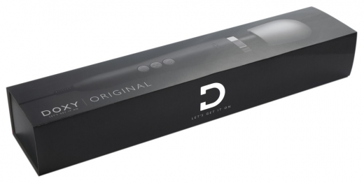 Stabvibrator Doxy Wand Massager schwarz extrem kraftvoller stabförmiger Vibrator für Tiefenmassage kaufen