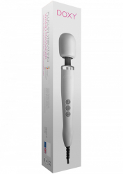 Stabvibrator Doxy Wand Massager weiss kraftvoller stabförmiger Vibrator für Tiefenmassage bis 9000 U/min kaufen