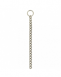 Steel Chain twisted 1 Meter w. Key Rings