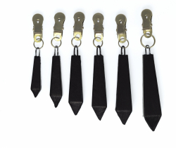 Steel Weights Leather-covered w. Clamps 2x300g