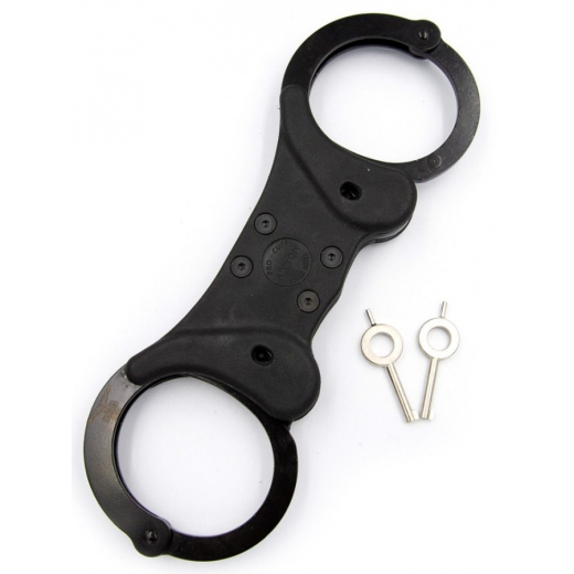 Steel Handcuffs Rigid Double Lock black