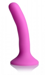 Strap-On Dildo klein Silikon pink