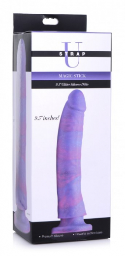 Strap-On Dildo Magic Glitter Stick 9.5-Inch Silikon