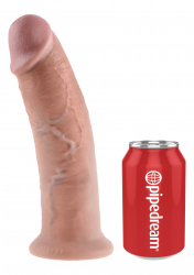 Strap-On Dildo m. Saugfuss King Cock 10 Inch haut