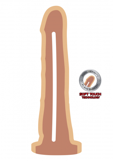 Strap-On Dildo ToyJoy 7.5-Inch Dong Dual Density