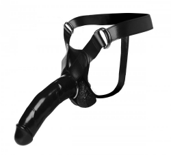 Strap-On Gürtel & Dildo hohl Infiltrator II 9-Inch