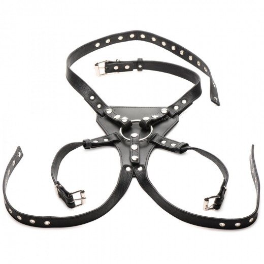 Strap-On Harness Leder Domina Daddy An Li L-XL