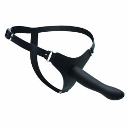 Strap-On Thong w. exchangeable Dildo 16 x 3.2cm Silicone