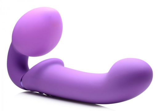 Strap-On Vibrator aufblasbar Ergo-Fit G-Pulse violett