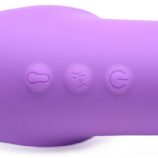 Strap-On Vibrator aufblasbar Ergo-Fit G-Pulse violett
