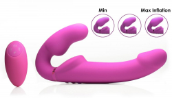 Strap-On Vibrator riemenlos aufblasbar m. Fernsteuerung Evoke