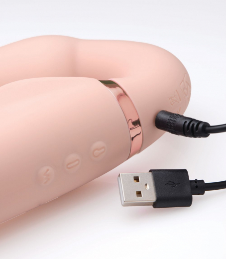 Strapless Strap-On Vibrator inflatable w. Remote Evoke
