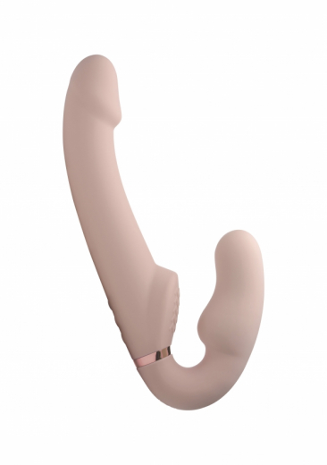 Strapless Strap-On Vibrator inflatable w. Remote Evoke