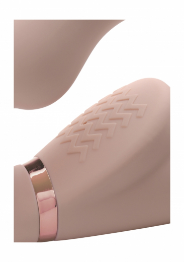 Strapless Strap-On Vibrator inflatable w. Remote Evoke