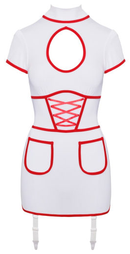 Suspender Mini Dress Costume Nurse