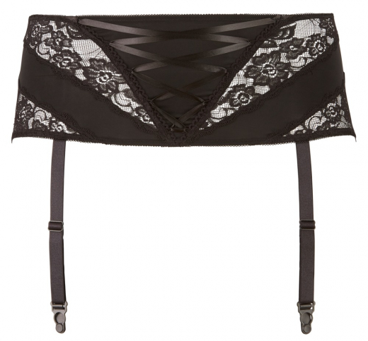 Strapsgürtel breit m. Spitze grosse Grössen