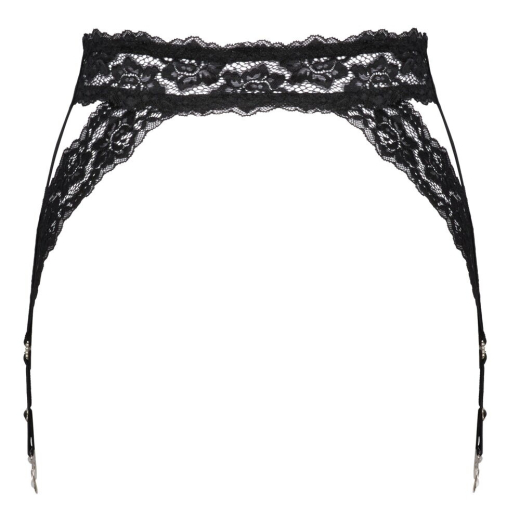 Strapsgürtel m. Herzschliesse Spitze mit Strass-Steinchen verstellbare Strumpfhalter elastisches Material von COTTELLI kaufen