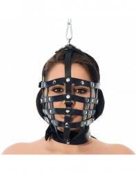 Tête de suspension Masque en cuir