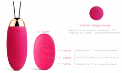 Svakom Elva Kugelvibrator m. Fernsteuerung rot