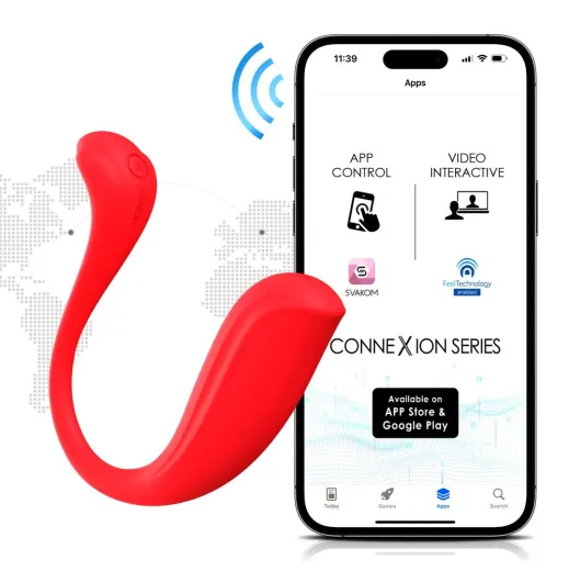 Svakom Phoenix Neo-2 Kugelvibrator interaktiv rot