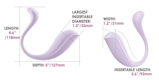 Svakom Phoenix Neo-2 Kugelvibrator interaktiv violett tragbarer Silikonvibrator flexibel m. App von SVAKOM günstig kaufen