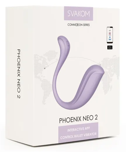 Svakom Phoenix Neo-2 Kugelvibrator interaktiv violett Höschenvibrator mit APP von SVAKOM günstig kaufen