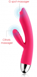 Svakom Trysta Rolling G-Punkt Rabbit Vibrator rot