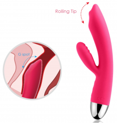 Svakom Trysta Rolling G-Punkt Rabbit Vibrator rot