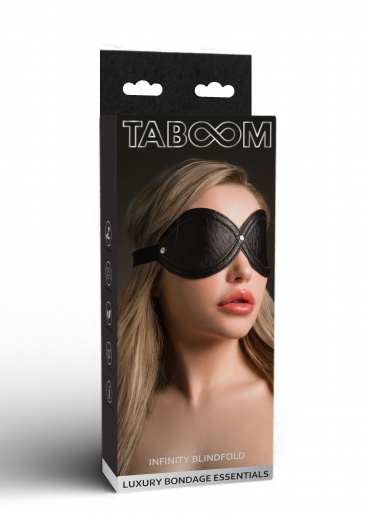 Taboom Augenbinde Infinity Kunstleder schwarz