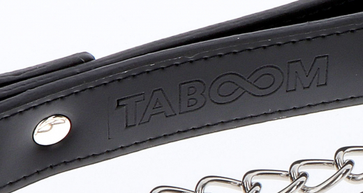 Taboom Führungsleine m. Kette & Kunstleder-Handschlaufe
