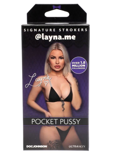 Masturbateur de poche Social Media Layna.Me UltraSkyn Acheter la copie du vagin de la star dInstagram Tunnel damour étroit