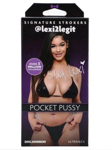 Pocket Masturbator Social Media Lexi2Legit UltraSkyn lifelike Vagina Instagram Star Stroker textured Love-Tunnel buy