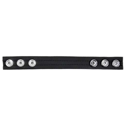 The-RED Cock Ring w. Snaps Leather black-blue soft Cowhide adjustable from 30mm to 55mm Diameter buy cheap