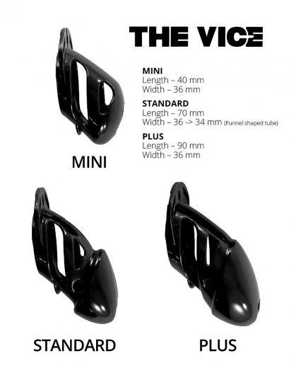 The-Vice Keuschheitskäfig Mini schwarz